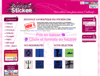 boutique-du-sticker.com screenshot