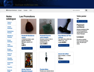 boutique-esoterique.com screenshot