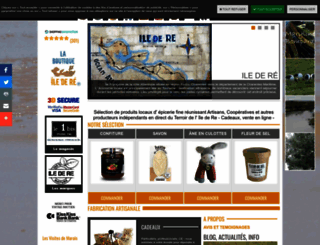 boutique-iledere.com screenshot