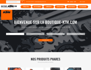 boutique-ktm.com screenshot