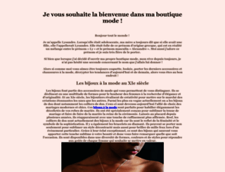 boutique-lysandre.fr screenshot