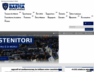 boutique-officielle-scbastia.com screenshot