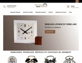 boutique-pendule.fr screenshot