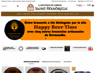 boutique-saintwandrille.com screenshot