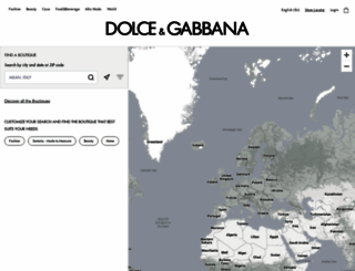 boutique.dolcegabbana.com screenshot