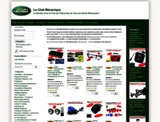 boutique.leclubmecanique.com screenshot