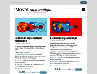 boutique.monde-diplomatique.fr screenshot