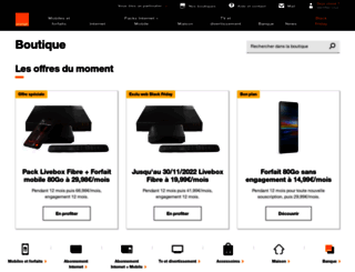 boutique.orange.fr screenshot