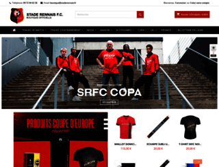 boutique.staderennais.com screenshot