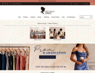 boutique1861.com screenshot