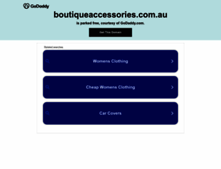 boutiqueaccessories.com.au screenshot