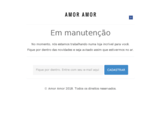 boutiqueamoramor.com.br screenshot