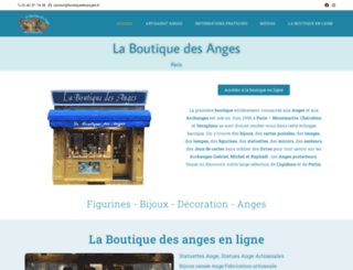 boutiquedesanges.fr screenshot