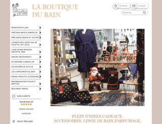 boutiquedubain.fr screenshot