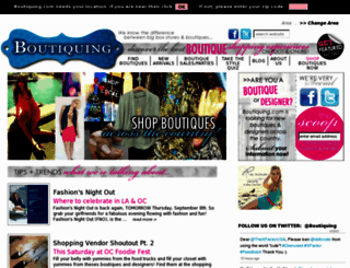 boutiquing.com screenshot