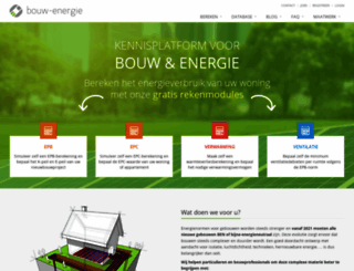 bouw-energie.be screenshot
