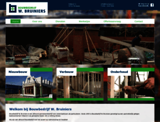 bouwbedrijfbruiniers.nl screenshot