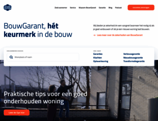 bouwgarant.nl screenshot