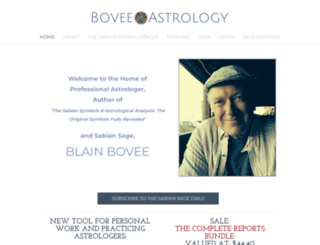 boveeastrology.com screenshot