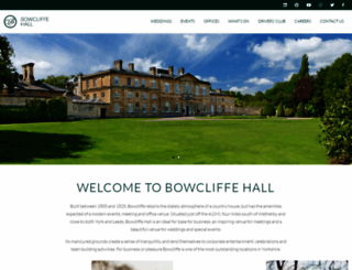 bowcliffehall.co.uk screenshot