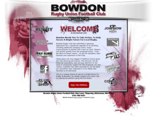 bowdonrufc.com screenshot