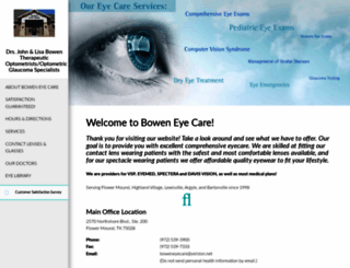 boweneyecare.com screenshot