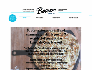 bowenislandpizzaco.com screenshot