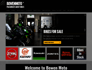 bowenmoto.co.uk screenshot