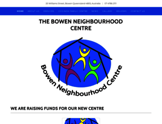 bowenneighbourhoodcentre.org.au screenshot