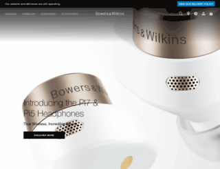 bowers-wilkins.eu screenshot