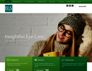 bowersandsnyderopticians.com screenshot