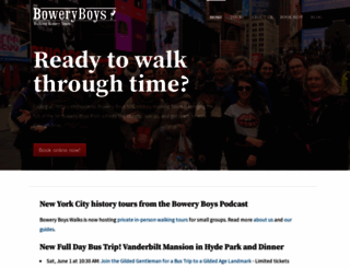 boweryboyswalks.com screenshot