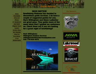 bowfishingmadness.com screenshot