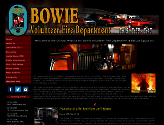 bowiefire.org screenshot