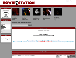 bowiestation.com screenshot