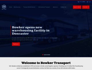 bowkertransport.co.uk screenshot