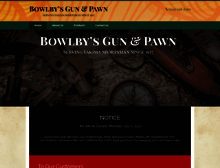 bowlbysgunandpawn.com screenshot