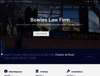 bowleslawfirm.com screenshot