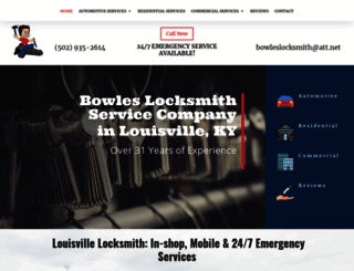 bowleslocksmith.com screenshot