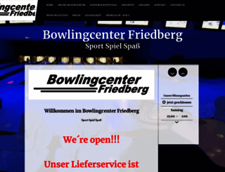 bowlingcenter-friedberg.de screenshot