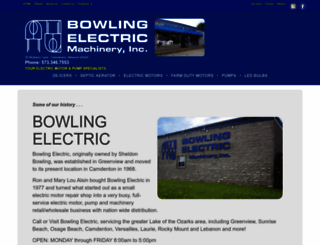 bowlingelectric.com screenshot