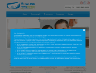 bowlingfamilydentistry.com screenshot