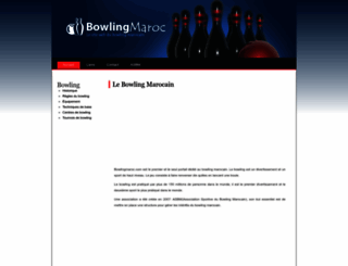 bowlingmaroc.com screenshot
