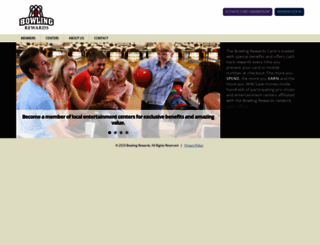 bowlingrewards.com screenshot