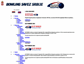bowlingsavezsrbije.com screenshot