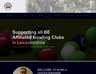 bowlsleicestershire.com screenshot