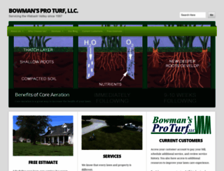 bowmansproturf.com screenshot