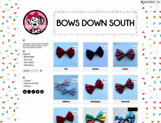 bowsdownsouth.storenvy.com screenshot