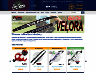 bowsports.com screenshot