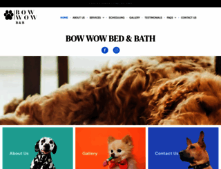 bowwowbedandbath.com screenshot